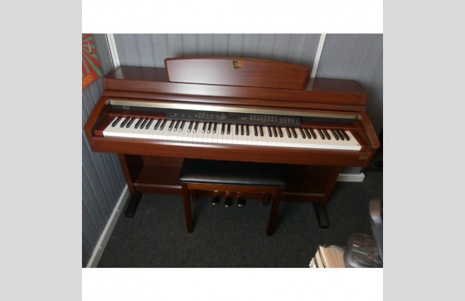 Used Yamaha CLP240 Satin Mahogany Digital Piano Complete Package (SN:GBRCNX01023) - Image 5